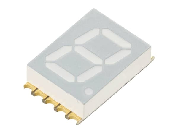 TRU COMPONENTS SMD LED Gul 10 mcd Enkelttal-display