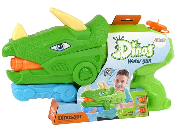 Dinosaur Water Gun 1330ml Green Range 8m