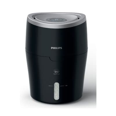 Philips HU4813/10 Air Humidifier, 2000 Series, HR:300 ml/h; Up to 44 m2 Svart, Silver