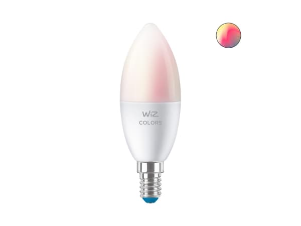 WiZ Mignion, 40 W C37 E14, Smartpære, Wi-Fi, Hvit, 802.11b, 802.11g, Wi-Fi 4 (802.11n), E14, C37