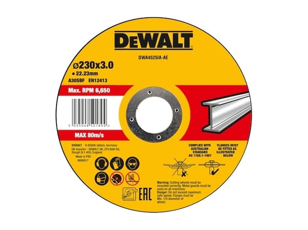 DeWALT DWA4525IA-AE, Metalli, 23 cm, 2,22 cm, 3 mm, DeWALT, 260 g