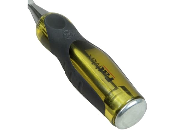 Stanley FATMAX 0-16-266, leveä taltta, kromivanadiiniteräs, musta, keltainen, metalli, muovi, kumi, 40 mm, 16,6 cm