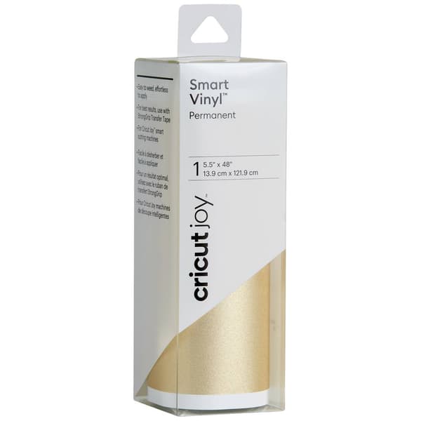 Cricut Joy™ Smart Vinyl Permanent Folie Glittereffekt, Guld