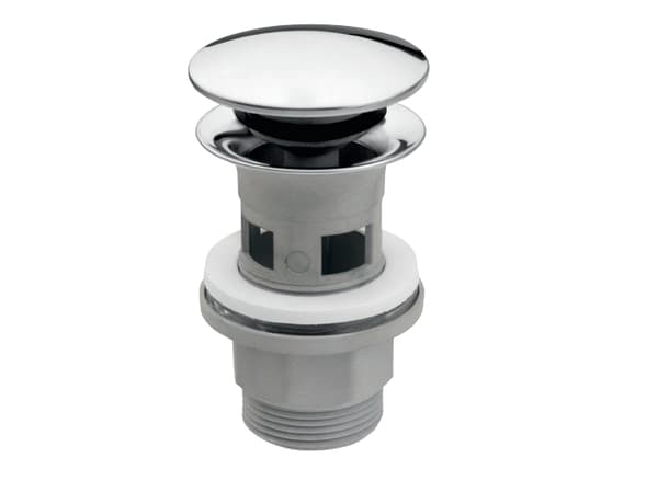 Ferro Automatisk klickplugg 5/4" stor krom (S287PP-B)