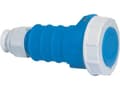 Miniatyrbild 1 av 3: BALS CEE FörlängningskabelH6 230V AC 16A 3-polig blå multigrip kabelavlastning, Quick Connect® förnicklad, IP67 polyamid