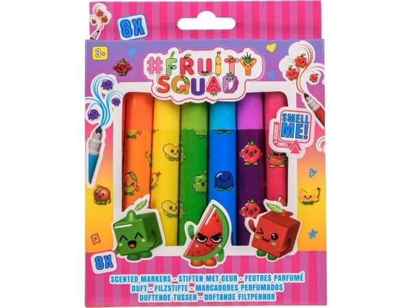 Create it! FRUITYSQUAD pachnące pisaki 8szt FS60352 03528