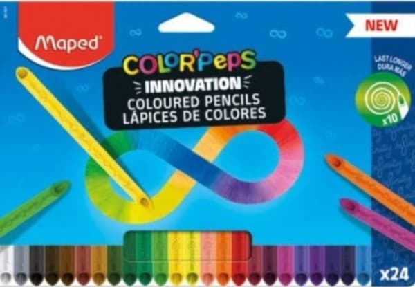 Kredki Infinity 24 kolory EDUKAMP