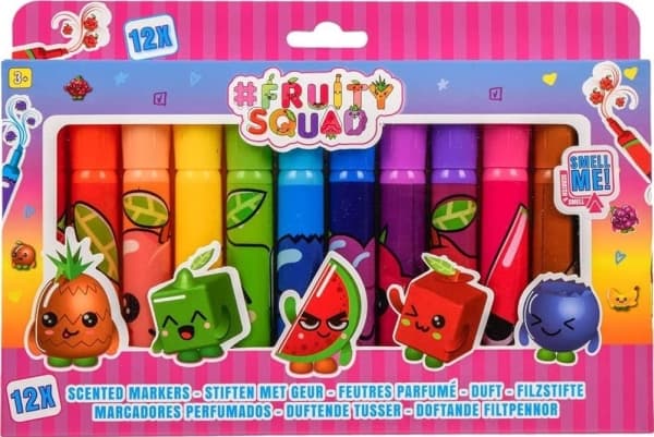 Create it! FRUITYSQUAD pachnące pisaki 12szt FS60353 03535