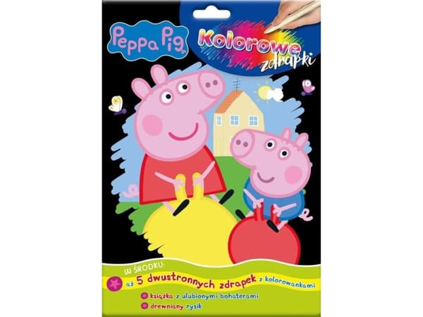 Peppa Pigin värilliset raaputusarvat osa 1
