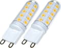 Miniatyrbilde 2 av 2: Trio G9 led-lampe, 3000 K, 300 lm, pakke med 2, dimbar