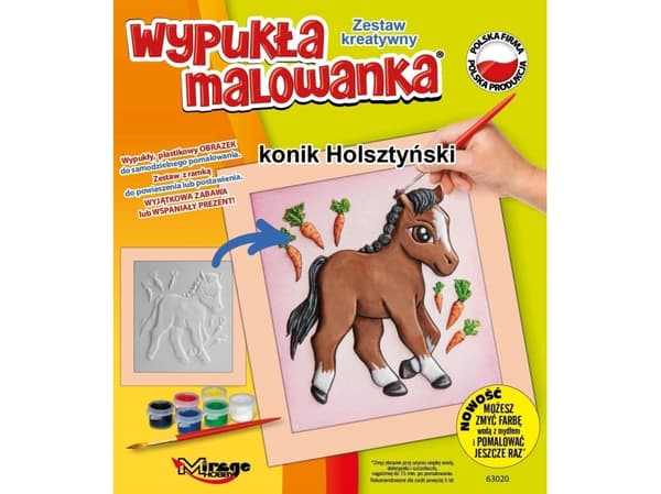 Mirage Holstein hevonen kupera maali.63020