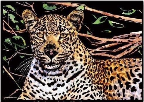 Ditt Hobby Magic-skrapelodd - Leopard 40,5x28,5cm