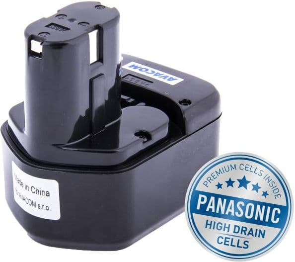 Batterier AVACOM HITACHI EB1214S Ni-Mh 12V 3000mAh, články PANASONIC
