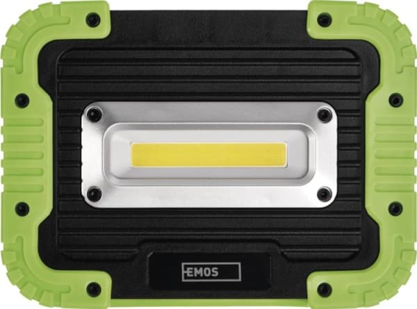 Emos Verkstedlampe, 10W oppladbar LED-lyskaster