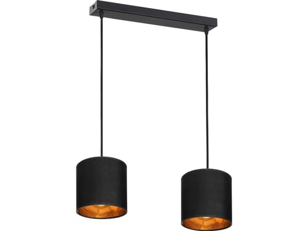 Orno NEVA hengelampe, hengelampe, maks effekt. 2x60W, E27, svart