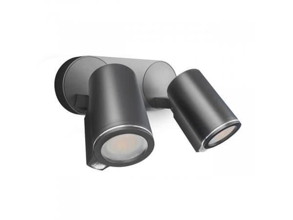 STEINEL Spot DUO, Vegglys, Sort, Aluminium, Plast, IP44, II, IK03 Sort