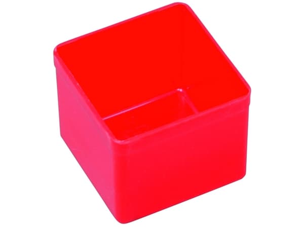 Allit EuroPlus Insert 45/1, Oppbevaringsbrett, Rød, firkant, Polystirol, Monokromatisk, Universell
