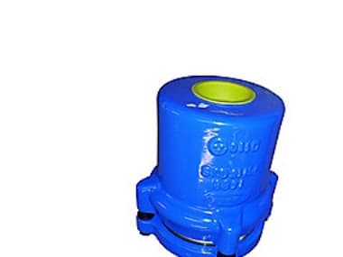 Päätykappale 75mm x 2 - vetolujuus PE+PVC:llä. kierteitetty yläosa. Hawle