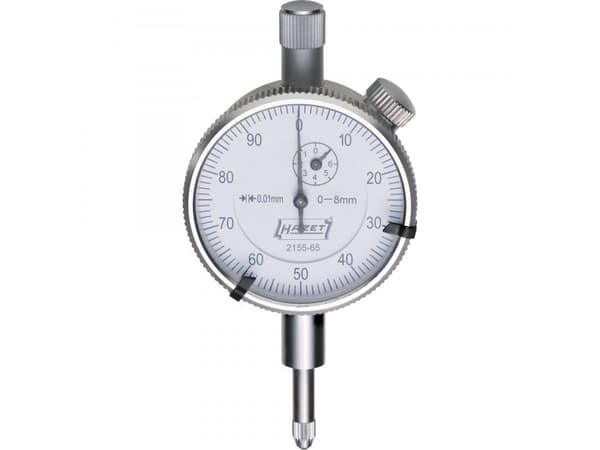 HAZET 2155-65, Digitaalinen mittakello, 8 mm, mm, 0,01 mm, Knap, 95 g