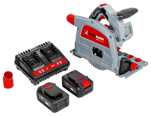 Holzmann TAS165AKKU, Tre, Sort, Grå, Rød, 16,5 cm, 5500 RPM, 5,9 cm, 2 cm