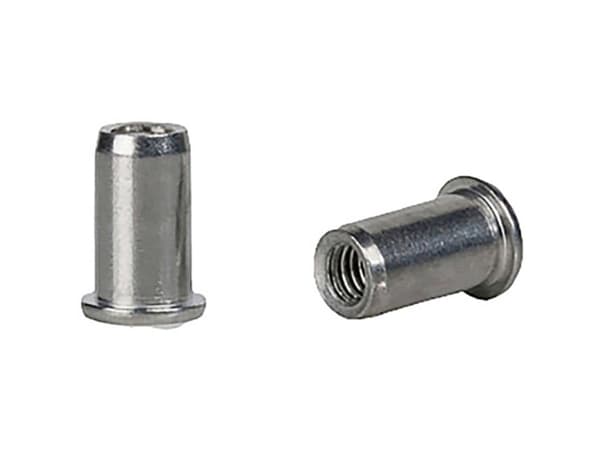 Gesipa 1433711 Blindnittemøtrik (Ø x L) 6 mm x 12 mm M4 Stål 500 stk