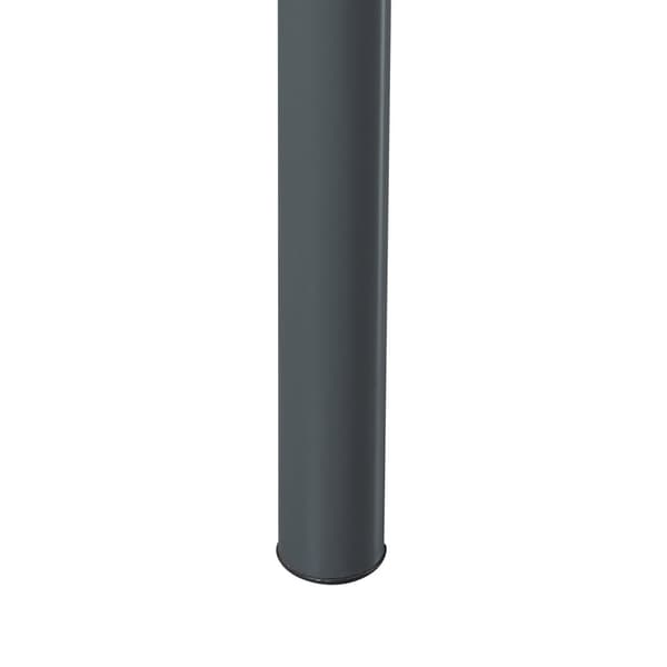 Matbord Lindesberg 140x80x75 cm fyrkantig grå [en.casa]