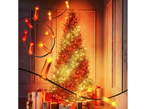 Twinkly Candies Candles - Stringlys - LED - 7 W - klasse G - RGB-lys - grønn