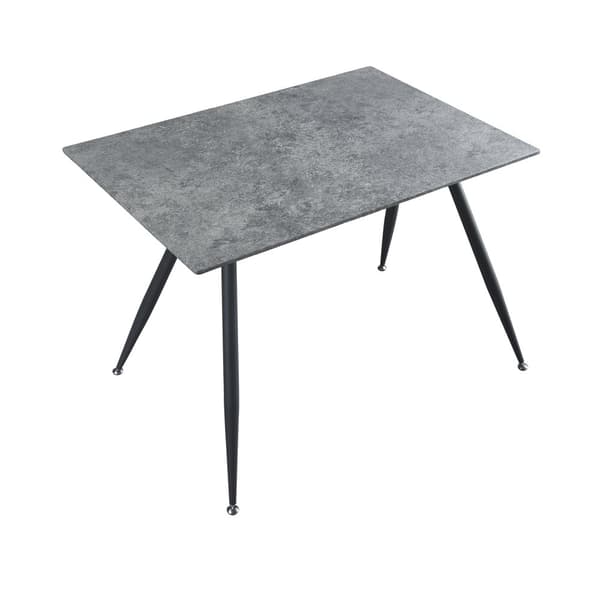 Matbord Fitjar 120x70x75 cm betongimitation fyrkantig [en.casa]