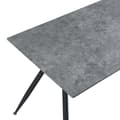 Miniatyrbild 6 av 7: Matbord Fitjar 120x70x75 cm betongimitation fyrkantig [en.casa]