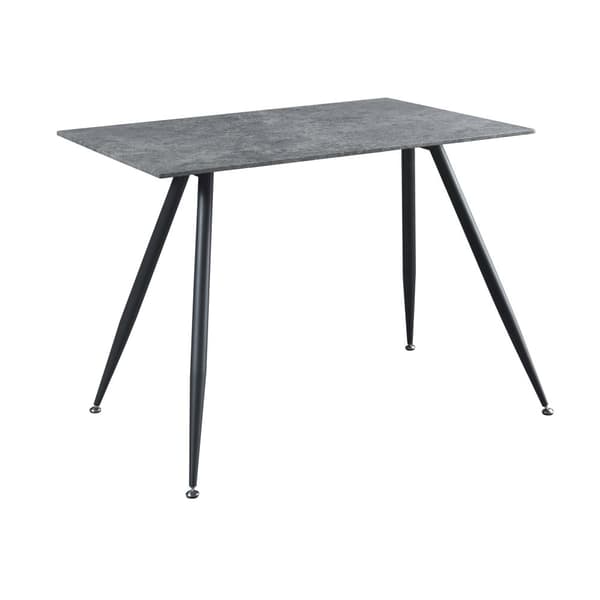 Matbord Fitjar 120x70x75 cm betongimitation fyrkantig [en.casa]