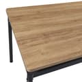 Miniatyrbild 6 av 8: Matbord Hemnes 120x70x75 cm ekfärg [en.casa]