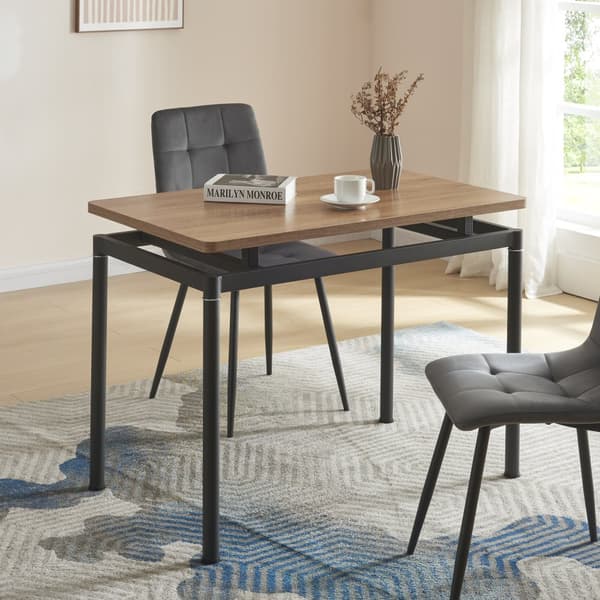 Matbord Hemnes 100x60x75 cm ekfärg [en.casa]