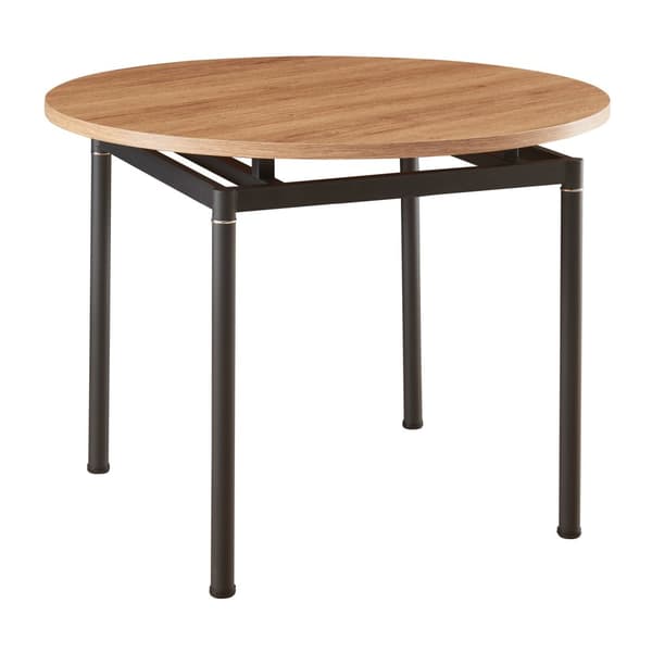 Matbord Hemnes Ø100x75 cm ekfärg [en.casa]