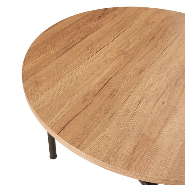 Matbord Hemnes Ø100x75 cm ekfärg [en.casa]