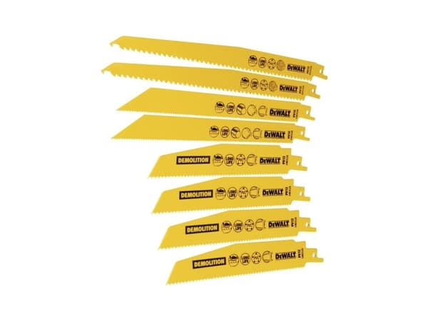 DeWALT DT2442-QZ, pistosahanterä, useita, 8 kpl