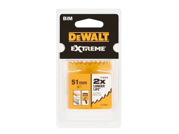 DeWALT DT90318-QZ, Single, Metall, Plast, Trä, Snabbstål (HSS), 4,7 cm, 5,1 cm, 133 g