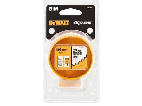 DeWALT DT90324-QZ, Single, Metall, Plast, Trä, Snabbstål (HSS), 4,7 cm, 6,4 cm, 202 g