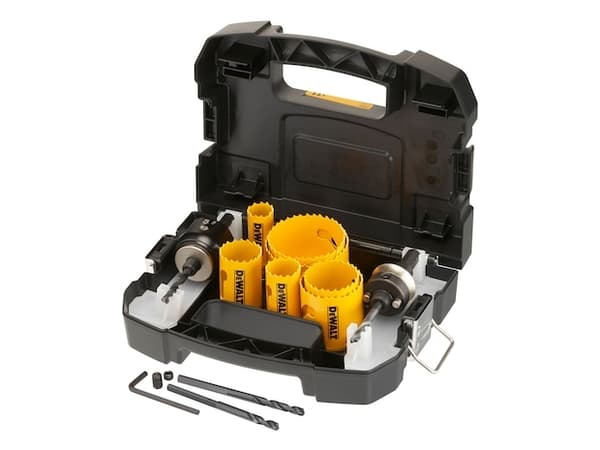 DeWALT DT90353-QZ, Ställ, Borr, Metall, Plast, Trä, Stål, 22,29,35,44,51,64,68 mm, 11 styck