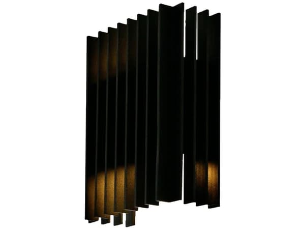 V-TAC VT-1189-B 10559 LED utomhus vägglampa EEK: F (A - G) LED (RGB) 12 W Svart