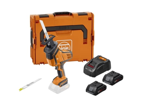 Fein ASAS 18-21 K AS Set Batteridrevet bajonetsav 71330162000 inkl. ekstra batteri, Inkl. oplader, Kuffert 18 V 4 Ah