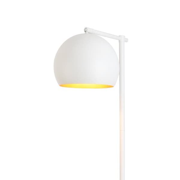 Golvlampa Skiptvet Ø30x150 cm metall vit [lux.pro]