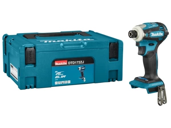 Makita DTD172ZJ, Slagtrekker, Pistolhåndtak, 1/4", Grønn, Børstet, 3600 RPM