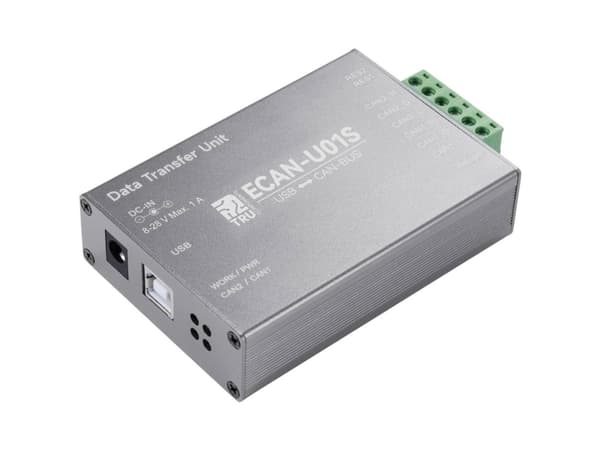 TRU COMPONENTS TC-ECAN-U01S CAN-omformer USB, CAN bus 8 V/DC, 28 V/DC 1 stk