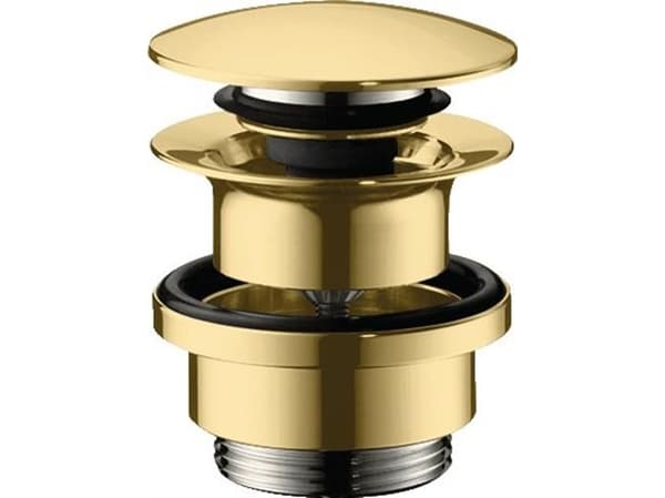 Bundventil Push-Open 11/4'' poleret guld
