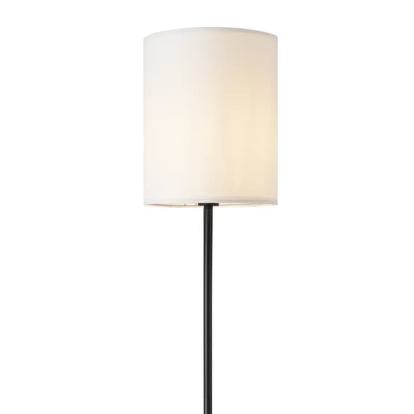 Golvlampa Solna Ø28x157,5 cm textil vit [lux.pro]
