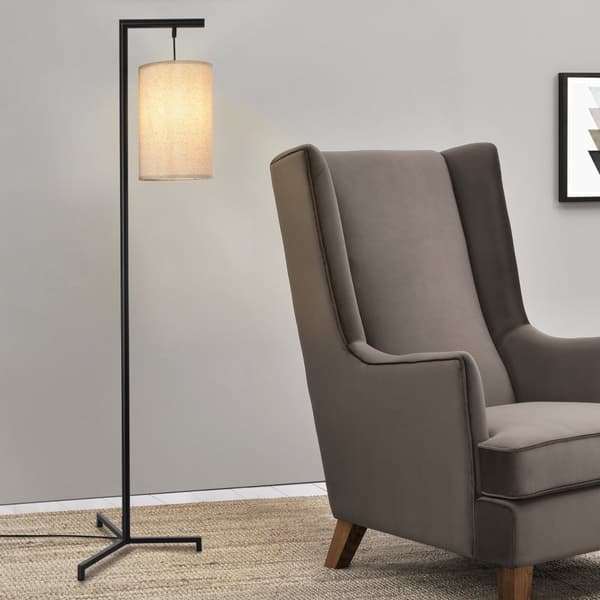 Golvlampa Skaun Ø18x154 cm textil beige [lux.pro]