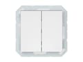 Miniatyrbild 1 av 5: Vilma Switch 2Gang Wmat Ip44 P510-020-04 Qr