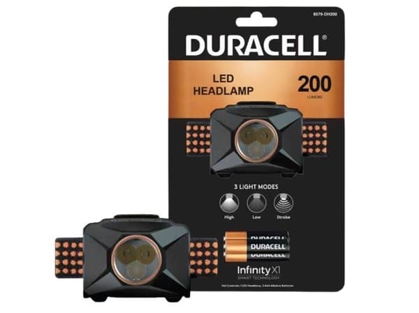 Latarka czołowa Duracell Latarka czołowa 200 LM