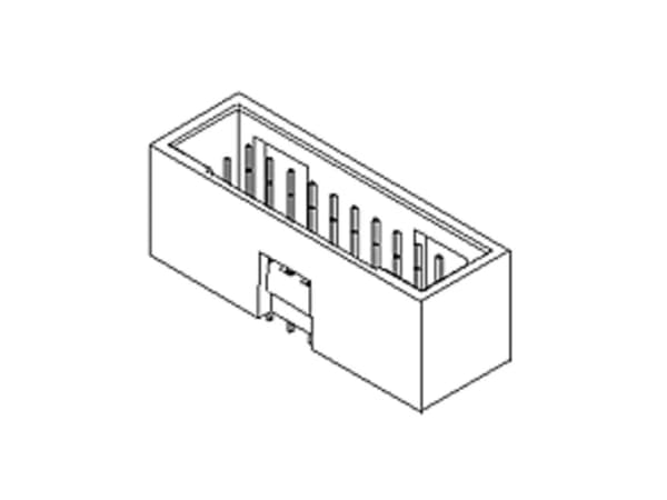 Molex infälld stiftlist (standard) 15800263 1 st Rör