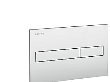 Laufen tryk, 2-skyl - betjeningsplade t/duplo matkrom